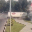 В Новокузнецке фура на огромной скорости врезалась в стелу. ВИДЕО - N24.RU