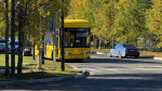 автобус осень