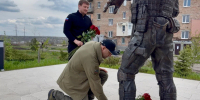 Сквер в Волновахе памяти героя Владимира Жоги - Noyabrsk-Inform.Ru