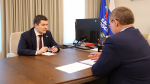 Встреча Дмитрия Артюхова и Владимира Якушева
